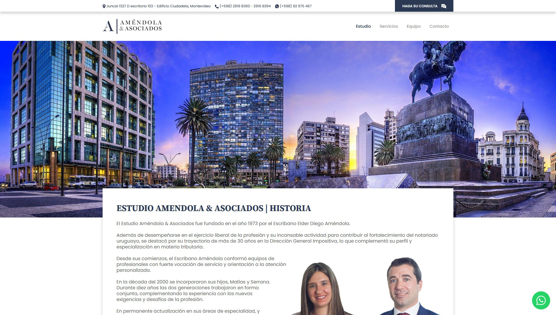 Rosario Perdomo Landing Page