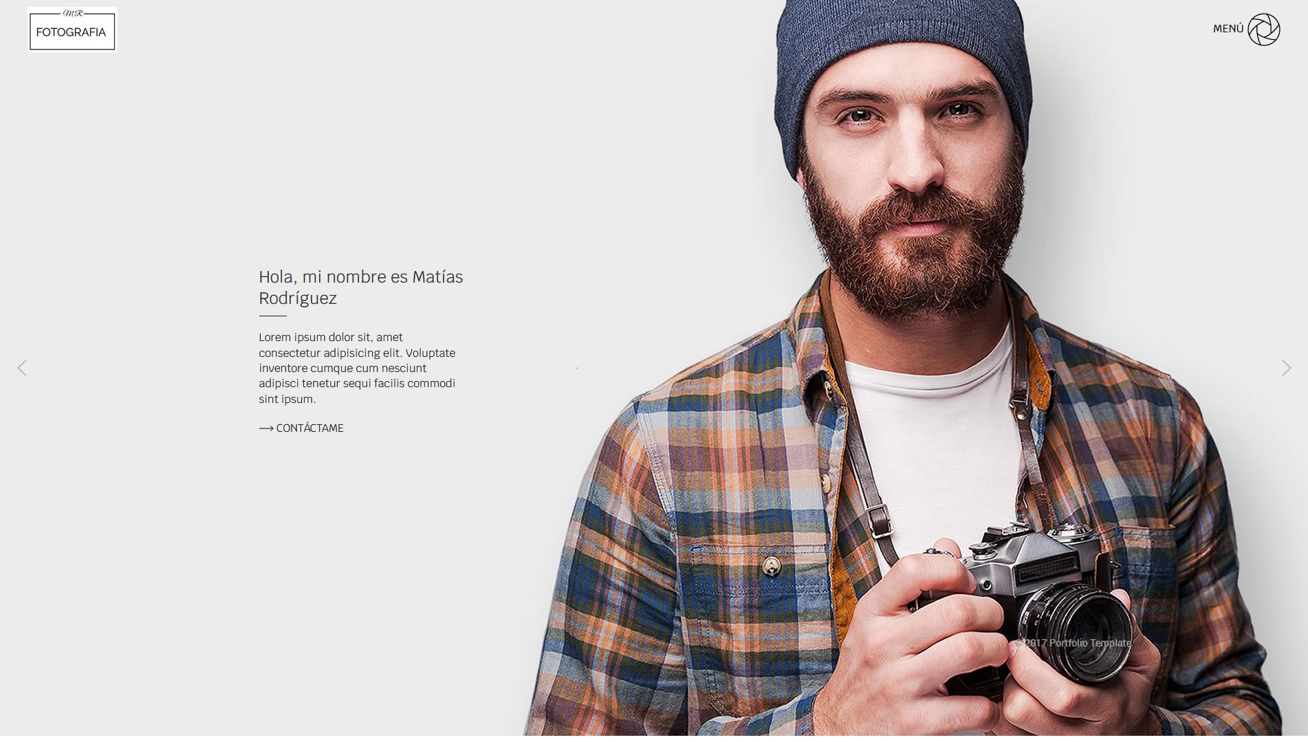 Rosario Perdomo Landing Page